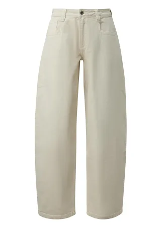 qs - Jeans-Hose beige - Gr. - 42/32