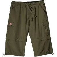 ABRAXAS Bermudas Abraxas Zipp-off-Bermuda khaki Übergröße