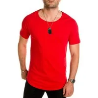 Pittman T-Shirt Pittman - Quin Oversize Basic Tee Crew Neck (1-tlg)