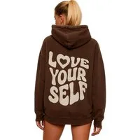 Worldclassca Hoodie Worldclassca Oversized LOVE SELF Hoodie Kapuzenpullover Sweatshirt