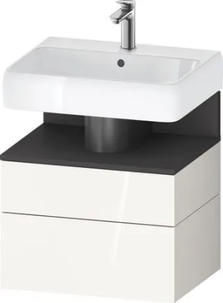 Duravit Qatego Waschtischunterbau wandhängend Weiß Hochglanz 590x470x590 mm - QA4393049220000 QA4393049220000