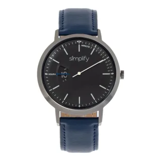 Simplifier la montre à bracelet en cuir 6500
