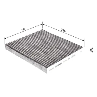 Bosch Aktivkohle-Innenraumfilter Mazda 2 6 Cx-7