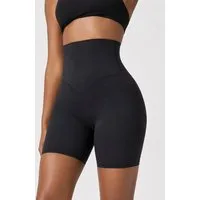 FemmeTone Radlerhose »Skin-Touch« – Nahtlose Yoga-Shorts, High-Waist & blickdicht Kurze Shaping-Tights – Seamless Leggings, Bauch-Weg