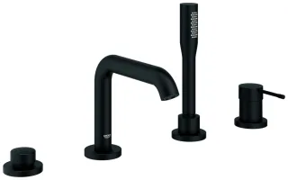 GROHE 4-Loch-Einhand-Wannenkombination Essence 25251_1 phantom black, 25251KF1 25251KF1