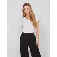 Vila V-Shirt VIMODALA V-NECK S/S TOP - NOOS