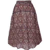 Guru-Shop Minirock Luftiger knielanger Rock, Boho Sommerrock -..