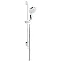 hansgrohe Duscharmatur Hansgrohe Crometta Brauseset 100 Vario mit Brausestange 650 mm