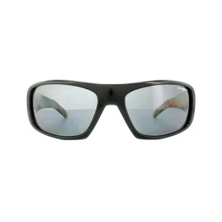 Arnette Lunettes De Soleil Hot Shot Chaud 4182 214981 Graphiques Noirs Polis À L'intérieur Gris Polarisé