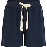 By Louise Pyjamahose Lace Luxury (1-tlg., 1-teilig) Damen Schlafhose Pyjamahose Frottee Shorts kurz Baumwolle