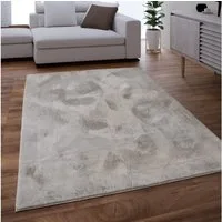 KADIMA DESIGN Teppich waschbar Einfarbig Wohnzimmer schmutzabweisend Teppich Kurzflor, Rechteckig, Höhe: 14 mm, Florhöhe: 10 mm, 100% Polyester, Rechteckig, 60x90cm, Grau