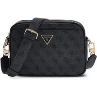 Guess Umhängetasche MERIDIAN II CAMERA BAG, Damen Umhängetasche, Schultertasche mit Logoprint