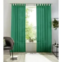 OTTO home Gardine XANA (1 St), Schlaufen, transparent, Voile, Bestseller, einfarbig, 1 Schal, pflegeleicht, preiswert!