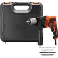 Schlagbohrmaschine BEH850K orange/schwarz, Koffer, 850 Watt