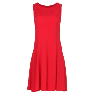 Cloche-Kleid in roter Farbe
