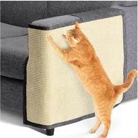 Navaris Kratzmatte Navaris Katzen Kratzmatte für Sofa und Wand 50x70 cm
