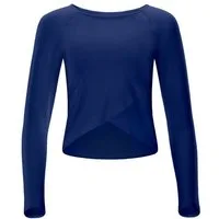 Winshape Langarmshirt Cropped Functional Light and Soft Overlap-Applikation