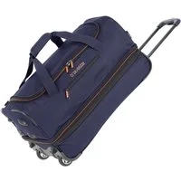travelite Reisetasche BASICS, verschiedene Größen und Farben, Duffle Bag Reisegepäck Sporttasche Reisebag mit Trolleyfunktion