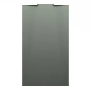 Laufen Duschwanne NIA 800x1400x34 Marbond mit Wandablauf betongrau, H2100340790001 H2100340790001