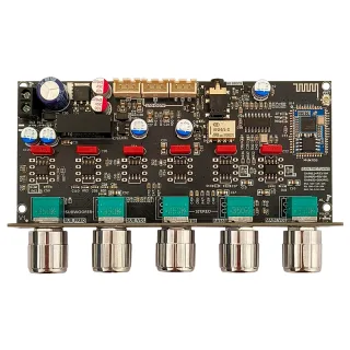 WUZERVON ZK-PRO2 Audio Tone Board Preamplifier Bluetooth 5.0 Dual Subwoofer 2.1 Channel Bass Treble Control NE5532 Voice