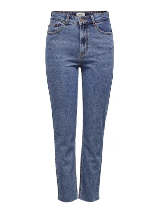 ONLY - ONLEMILY HW ST RW CR AN MAE05 NOOS Dark Blue Denim - Gr. - 34