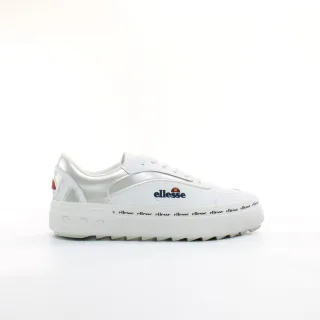 Ellesse Alzina AF Weißes Leder Damen Lace Up Trainer 6-10435