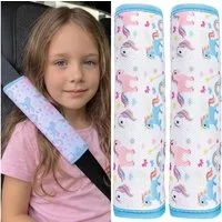 HECKBO Schlafkissen Kinder Auto Gurtpolster Gurtschutz Sicherheitsgurt Polster