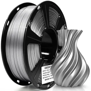 [EU Direct]Geeetech Metal PETG 3D Printer Filament 1.75mm 1kg Metallic Finish ±0.02mm Clog Free Bubble Free Tangles Free