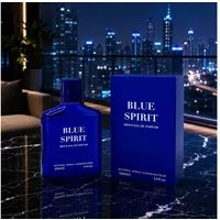 Fine Perfumery London Eau de Parfum Blue Spirit Pour Homme Herrenduft Fruchtig Holzig Frisch 100ml, Hergestellt in UK, Herrendüfte, Frisch