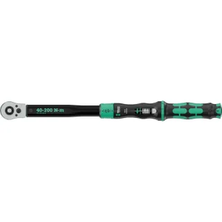 Wera Click-Torque Lock C 3 R/L Drehmomentschlüssel, einstellbar, Torque Funktion, Durchsteckvierkant (1/2 zoll), Rechts-/Linksanzug, 40-200 Nm, 1/2...