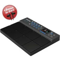 Nux E-Drum Nux Percussion Pad DP-2000 E-Drum+ Bonus In-Ear Kopfhörer,Percussion-Pad, Digitales Percussion-Pad mit 8 Pads