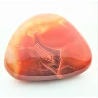 Steinfixx® Edelstein Carneol Karneol XXL Trommelstein 70-100 gr., (Taschenstein, 1-St., inklusive Edelsteinkarte), AAA-Qualität aus Brasilien