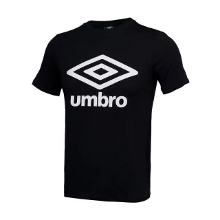 Umbro großer Logo-Männerschwarz-T-Shirt
