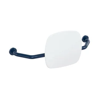 Hewi 801 Rückenstütze 801.51.917150 Wandabstand 230mm, Lehne signalweiß, stahlblau