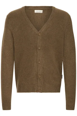 Casual Friday - CFHEINE cardigan knit sepia melange - Gr. - L