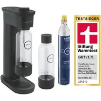 Grohe Wassersprudler Blue Fizz Wassersprudler, Advanced Couple Set, schwarz (31946K00)