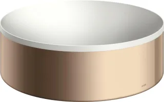 Hansgrohe Aufsatzwaschtisch AXOR Suite Basins&Bathtubs 300mm o.Hl.u.Ül weiss/polished red gold, 4200 42000300
