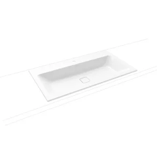 Kaldewei Cono Einbauwaschtisch 901706013001 3081, 90x50x1,4cm, weiss Perl-Effekt, 1 Hahnloch