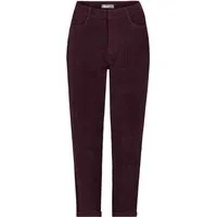 Eight2Nine Stoffhose Damen Kordhose MOM Fit mit Aufschlag 5 Pocket, Gürtelschlaufen