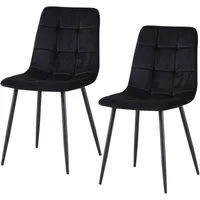 HTI-Living Esszimmerstuhl Stuhl Mesa Velvet 2er-Set (Set, 2 St), Esszimmerstuhl Samt