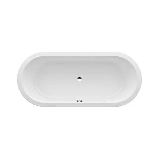 LAUFEN Badewanne LAUFEN Pro Einbau aus Marbond oval 1800x800x480 weiß, H2419500000001 H2419500000001