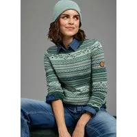 KangaROOS Norwegerpullover mit Rippstrickbündchen