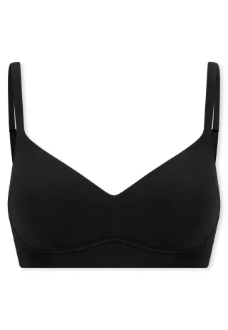 SCHIESSER - Soft BH mit Schale schwarz - Gr. - 75C