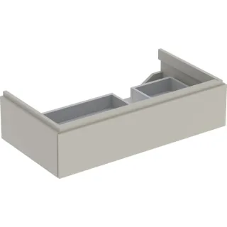 Geberit Xeno2 Unterschrank f. Waschtisch m. Ablagefläche links m .1 Schublade, 88x22x46,2cm, greige, 500514001