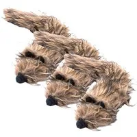 Aumüller Tierkuscheltier Katzenspielzeug Frettchen Figo, 3er Set, der ultimative Spielspaß f..., 100% Polyester (Plüsch)