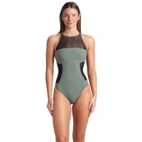Arena Badeanzug Arena Damen Badeanzug Mesh Panels Swimsuit 006659