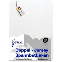 DUKAL Spannbettlaken Kinderspannbettlaken, 32 verschiedene Farben, 100% Baumwolle, Doppel-Jersey, Gummizug: rundum, (1 Stück), 40x90 cm, aus hochwertigem Doppel-Jersey, Made in Germany