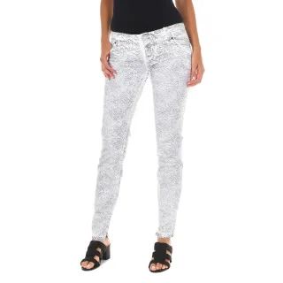 Lange Hose mit schmal geschnittenen Säumen 70DBF0585-R216 woman