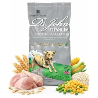 Dr John Reich an Huhn mit Gemüse Titanium 15 kg