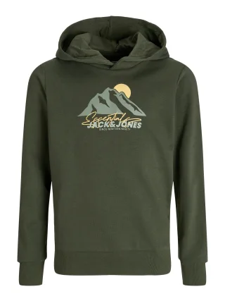 JACK&JONES - JJSUN SWEAT HOOD JNR - Gr. - 164